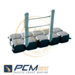 Baranda de Protección con Tubos de Polietileno